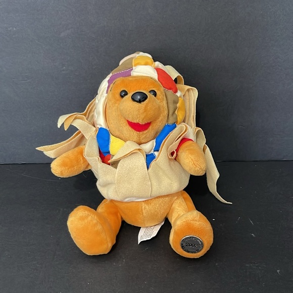 DISNEY VINTAGE WINNIE THE POOH STUFFED ANIMAL COLLECTOR BUNDLE - Picture 9 of 15